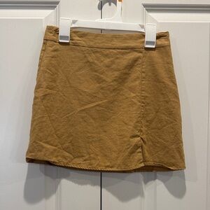 Forever 21 Tan Mini Skirt